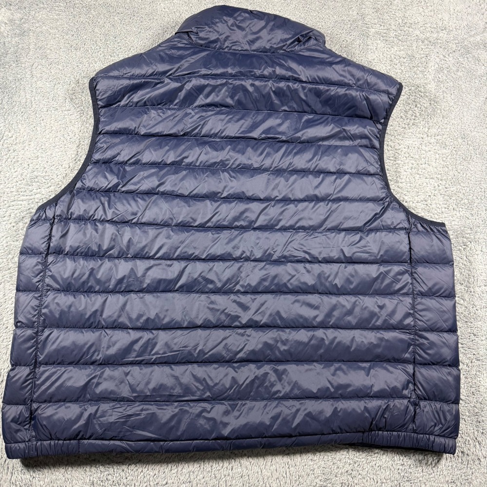 Polo Ralph Lauren Puffer Vest Mens 3XB Navy Blue Down Filled Quilted Gilet - Picture 4 of 8